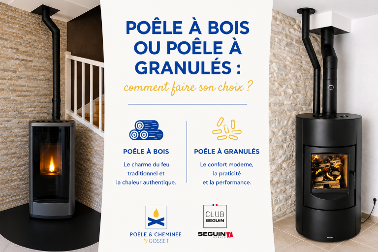 Poêle à bois ou poêle à granulés : quelles différences ?