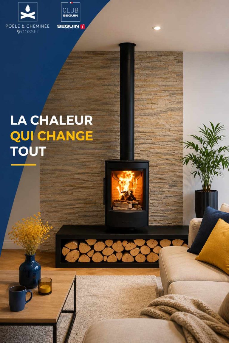 Moderniser son salon avec un poêle à bois