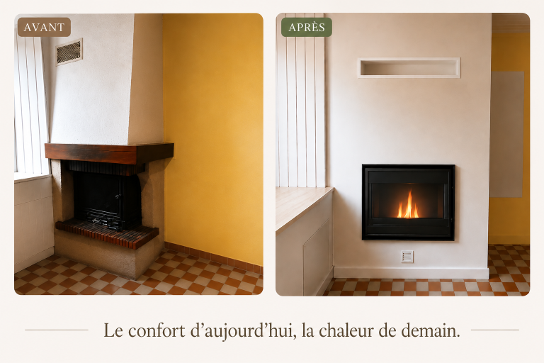 Pourquoi remplacer un ancien poêle ou une vieille cheminée ?