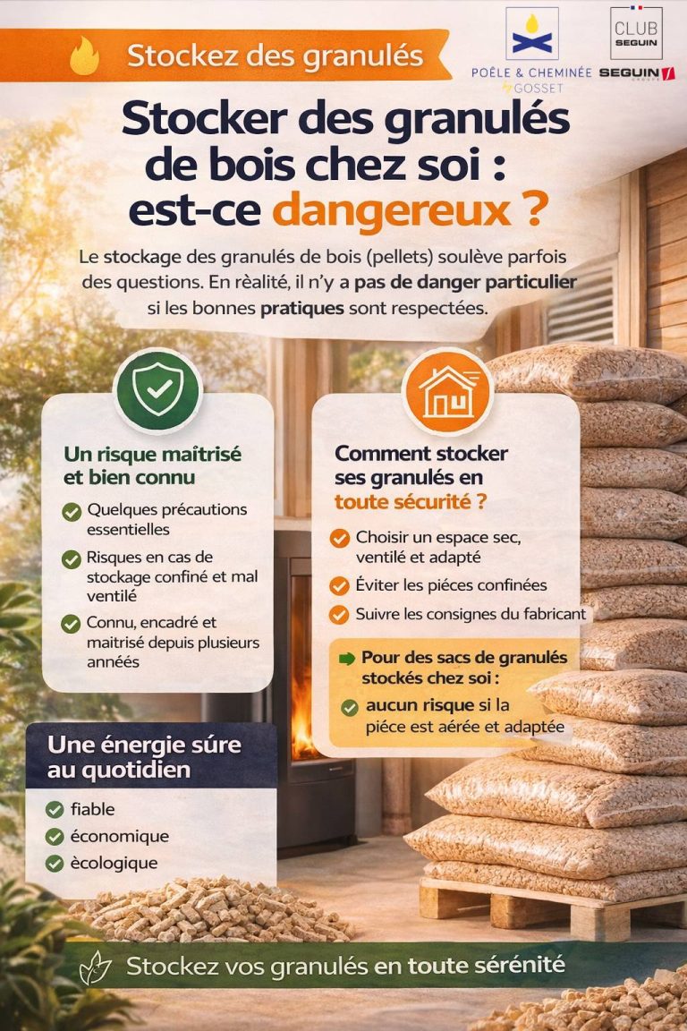 Stocker des granulés de bois chez soi : est-ce dangereux ?