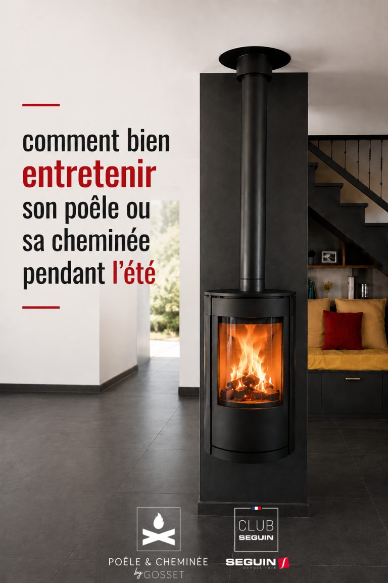 Pendant l’été : prenez soin de votre poêle ou de votre cheminée