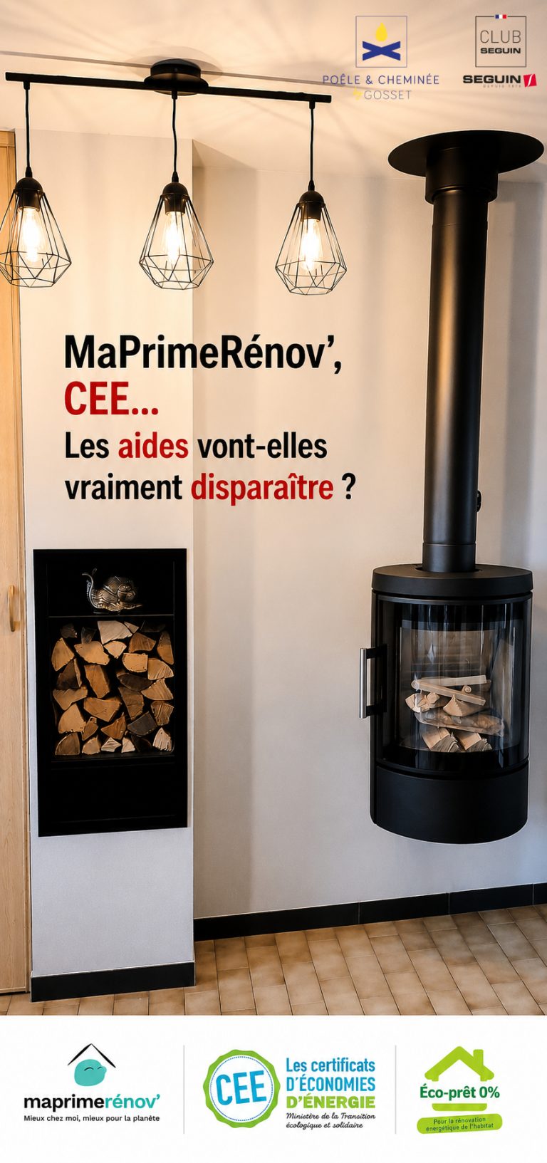 MaPrimeRénov' : ce qui pourrait changer pour votre poêle à bois ou à granulés