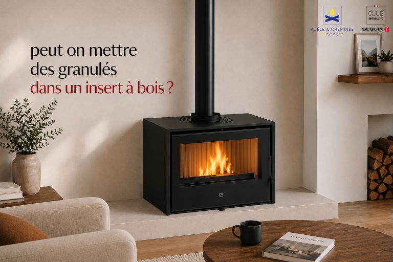 Peut-on utiliser des granulés dans un insert à bois ?