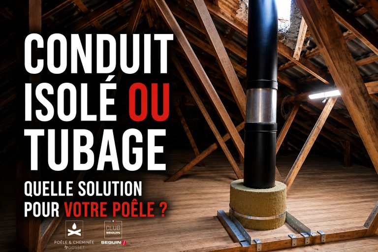 Conduit isolé ou tubage : quelle solution pour votre poêle ?