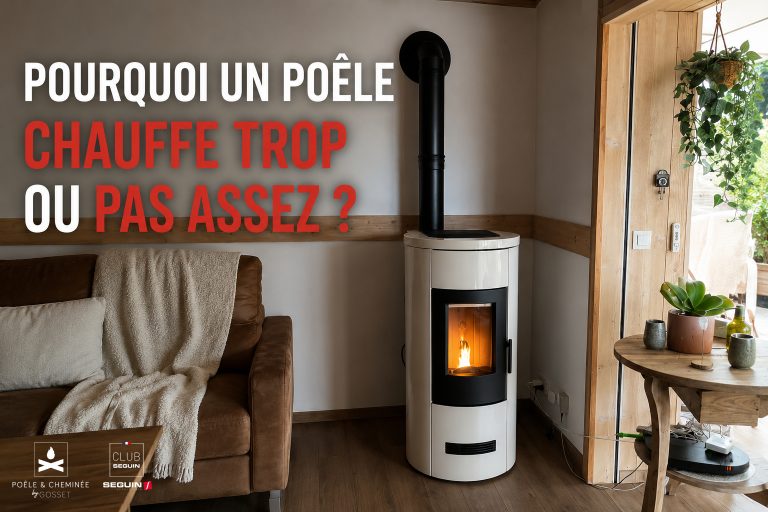 Pourquoi un poêle chauffe trop ou pas assez ?